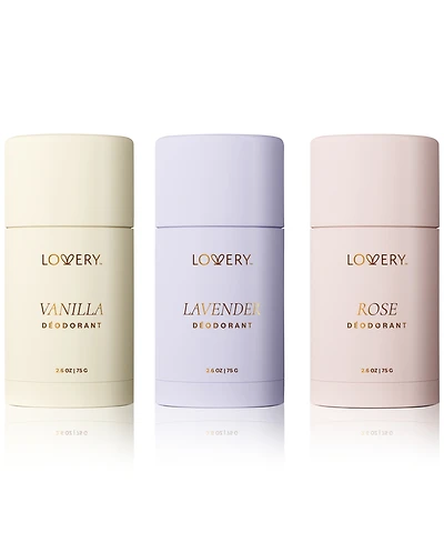 Lovery 3-Pc. Deodorant Stick Set
