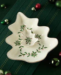 Lenox Holiday Tree Chip & Dip