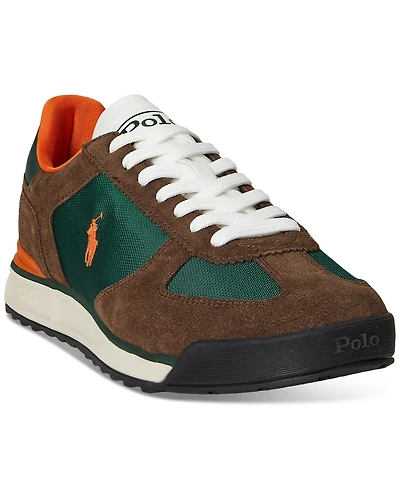 Polo Ralph Lauren Men's Suede & Nylon Varick Sneakers