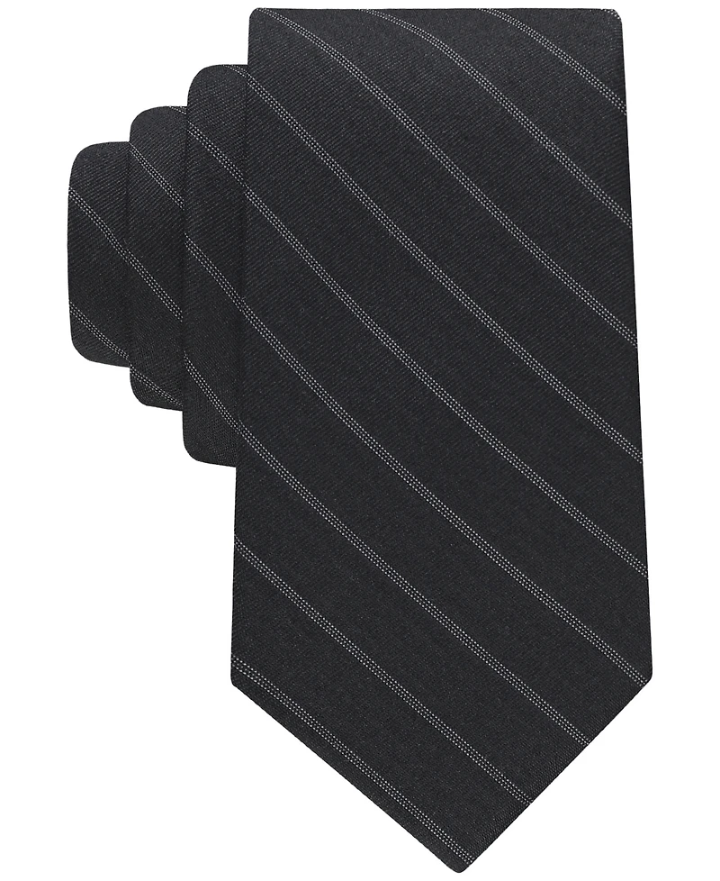 Calvin Klein Men's Callie Diagonal Pinstripe Tie