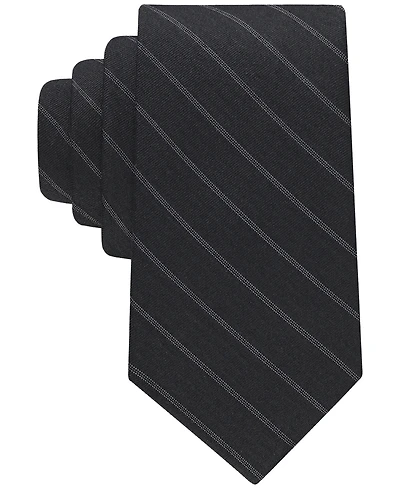 Calvin Klein Men's Callie Diagonal Pinstripe Tie