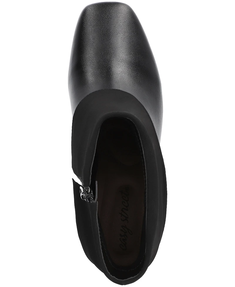 Easy Street Women's Sutton Square Toe Ankle Boots