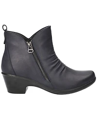 Easy Street Women's Jeanie Ankle Zipper Boots