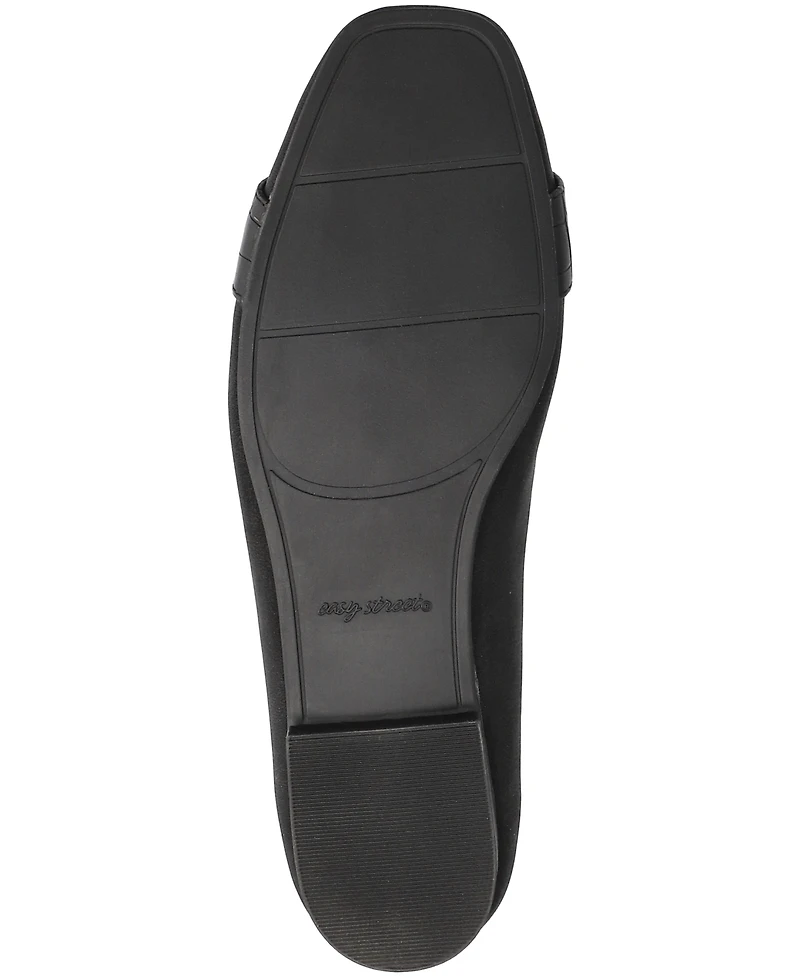 Easy Street Women's Keely Square Toe Ballet Flats