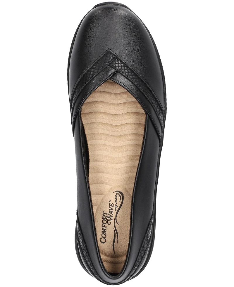 Easy Street Women's Keira Comfort Slip-On Ballet Flats