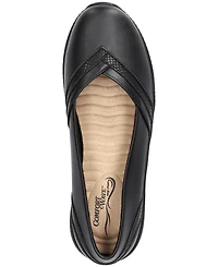Easy Street Women's Keira Comfort Slip-On Ballet Flats