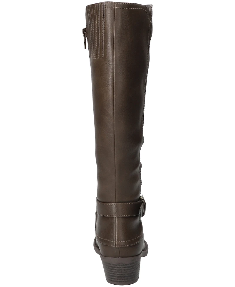 Easy Street Women's Tenille Tall Zipper Boots