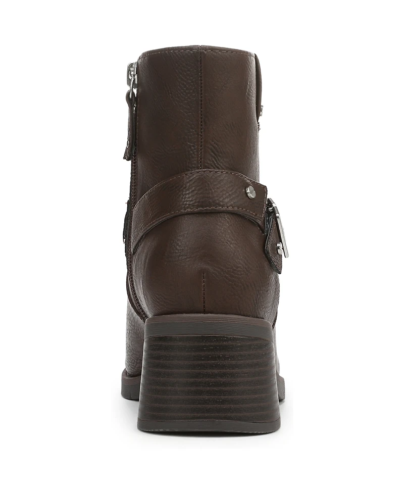Dr. Scholl's Women's Janis Square Toe Rugged Short Boots