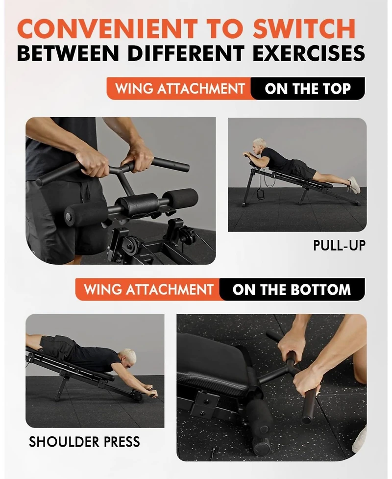 Mikolo Total Body Home Gym – Detachable Footplate, Swing & Weight Holder, Versatile Strength Trainer