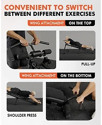 Mikolo Total Body Home Gym – Detachable Footplate, Swing & Weight Holder, Versatile Strength Trainer