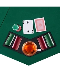 48 Inch 8 Players Octagon Fourfold Poker Table Top