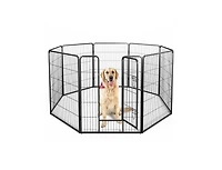 8 Panel 40 Inch Height Pet Fence Indoor Outdoor