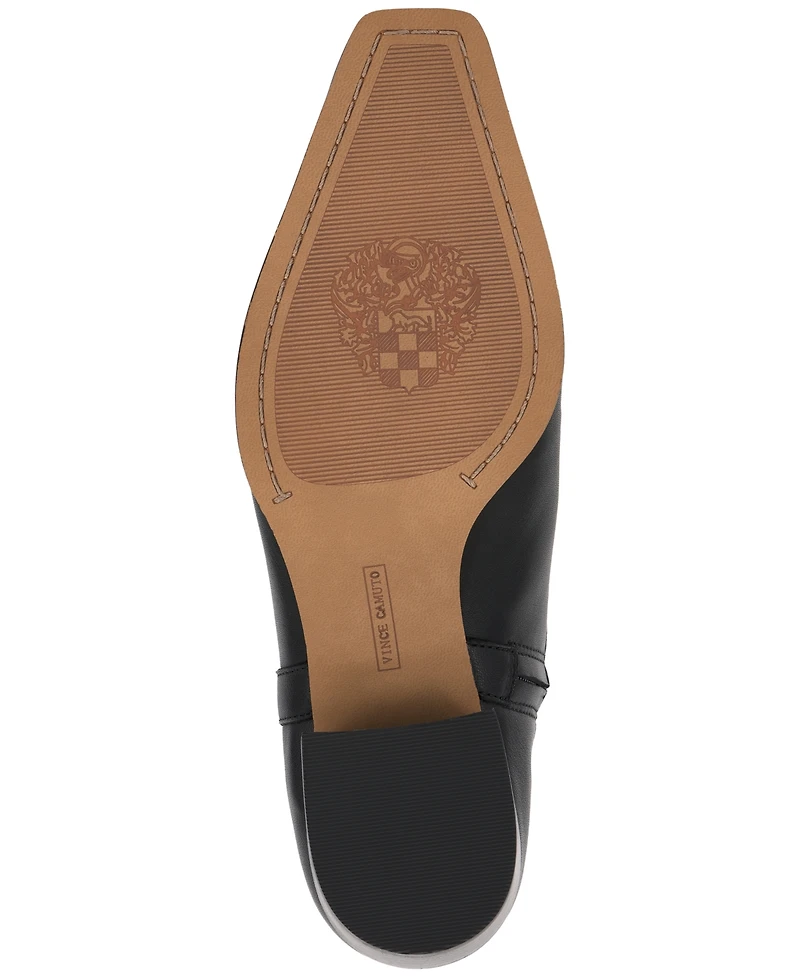 Vince Camuto Women's Prilie Studded Snip-Toe Western Boots