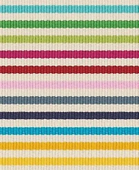 Dash Albert Rugs By Annie Selke Rainbow Stripe Machine Washable Da2052 Rug Collection