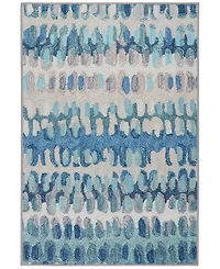 Dash and Albert Rugs by Annie Selke Paint Chip Machine Washable DA2047 3'x5' Area Rug