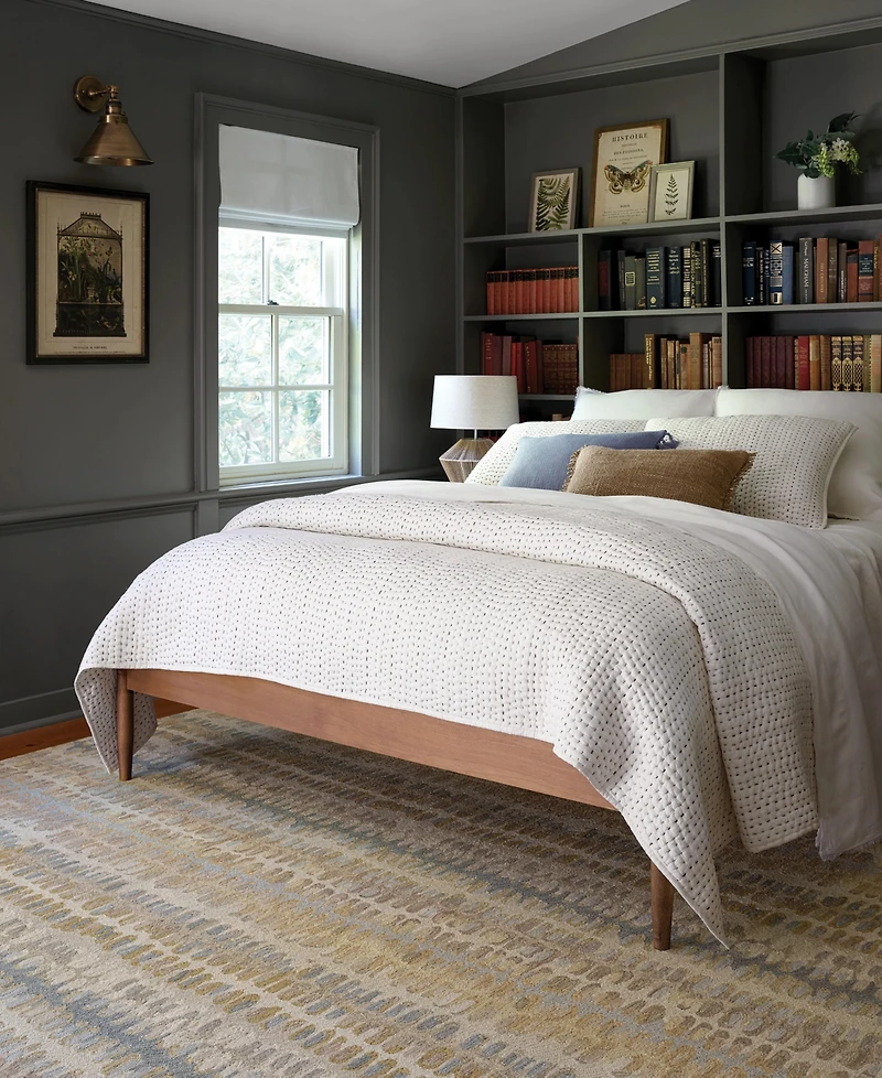 Dash and Albert Rugs by Annie Selke Paint Chip Wool DA1829 6'x9' Area Rug