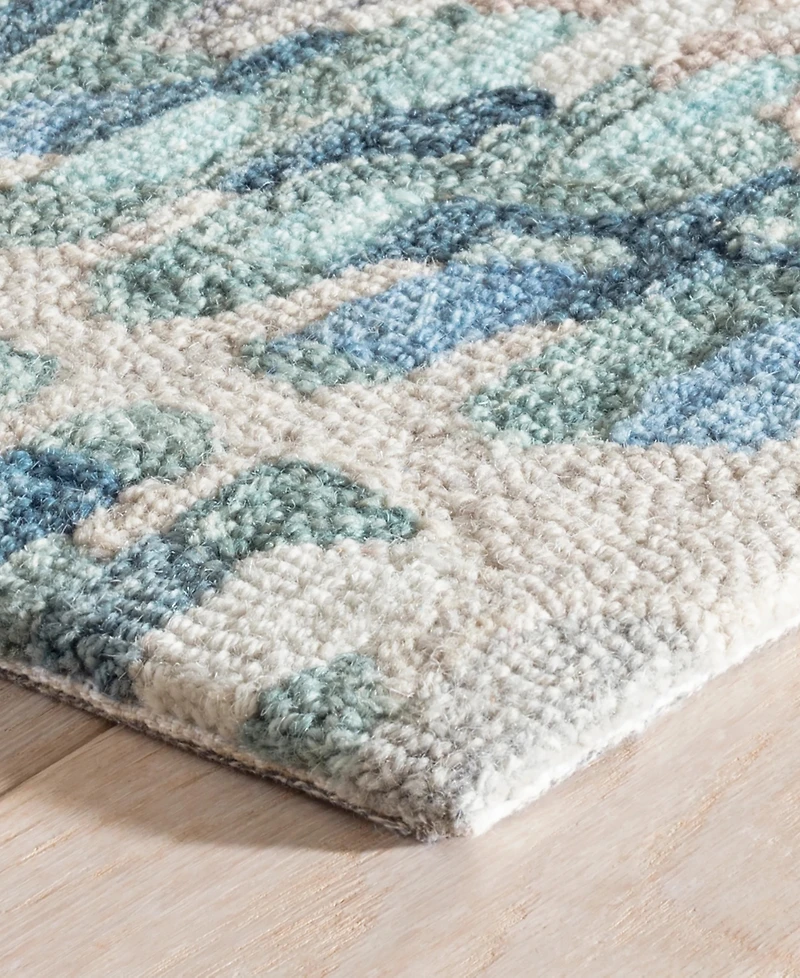 Dash and Albert Rugs by Annie Selke Paint Chip Wool DA1599 3'x5' Area Rug