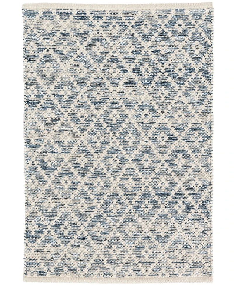 Dash and Albert Rugs by Annie Selke Melange Diamond Cotton DA887 9'x12' Area Rug