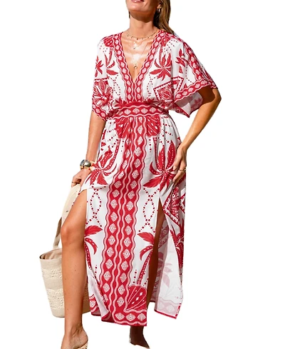 Cupshe Women's Sahara Soul Ornate Maxi Beach Dress