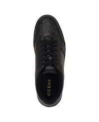 Guess Men's Leaton Branded Lace Up Casual Sneakers