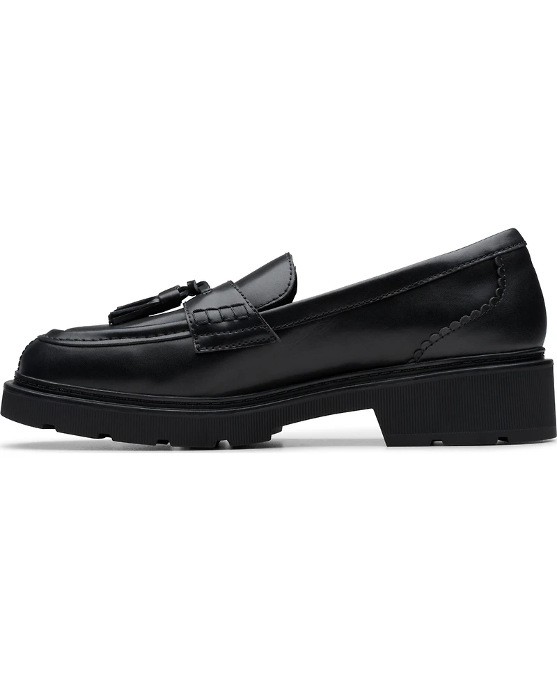 Clarks Women's Lauryl Tassel Slip-On Loafers