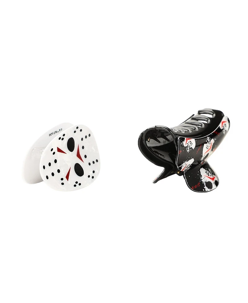 Friday The 13th Jason Mask 2-Piece Hair Clip Set