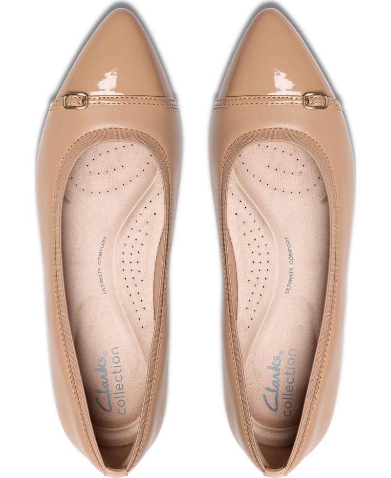 Clarks Women's Natalyn Dusk Pointed Toe Flats