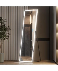 Vlsrka Full-Length Mirror with Adjustable Rgb Lighting