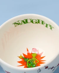 Lenox Merry Grinchmas Naughty or Nice Double Dip Bowl