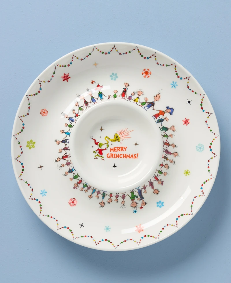 Lenox Merry Grinchmas Chip & Dip