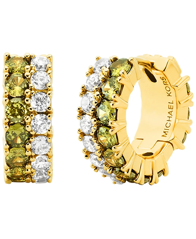 Michael Kors Gold-Tone Huggie Earrings