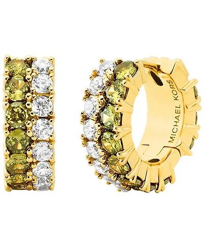 Michael Kors Gold-Tone Huggie Earrings