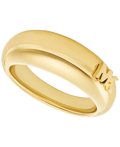 Michael Kors Gold-Tone Domed Sized Ring