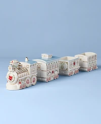 New For 2025! Lenox Village Christmas Porcelain Train Serving Set