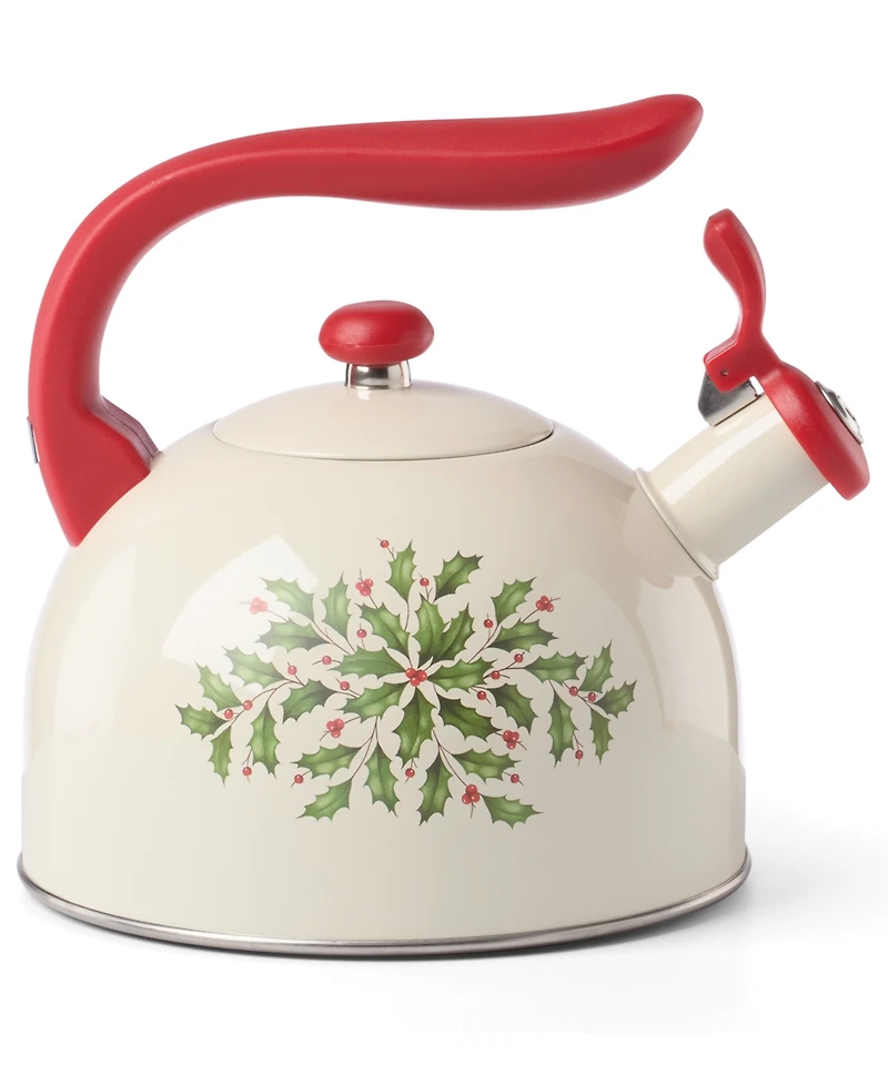 Lenox Holiday Metal Tea Kettle