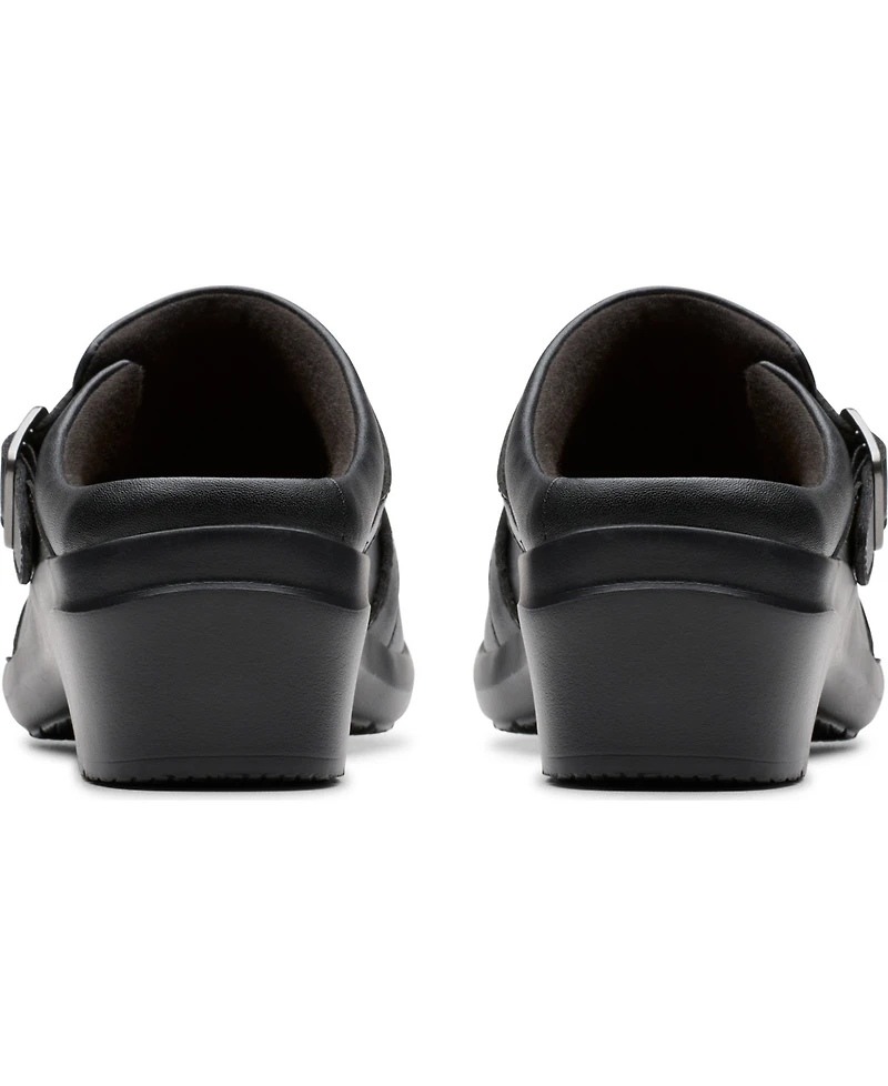 Clarks Women's Angie Braley Round Toe Mules