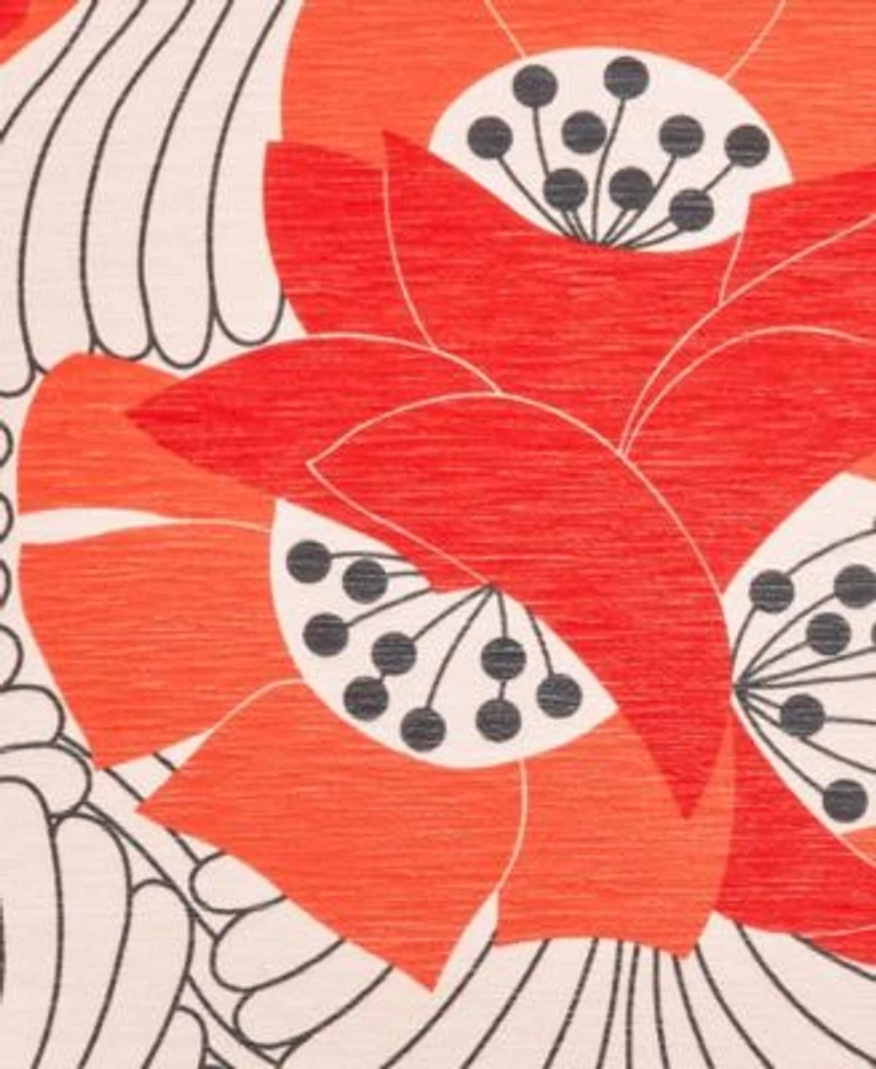 Dash Albert Rugs By Annie Selke Japanese Poppy Machine Washable Da2177 Rug Collection