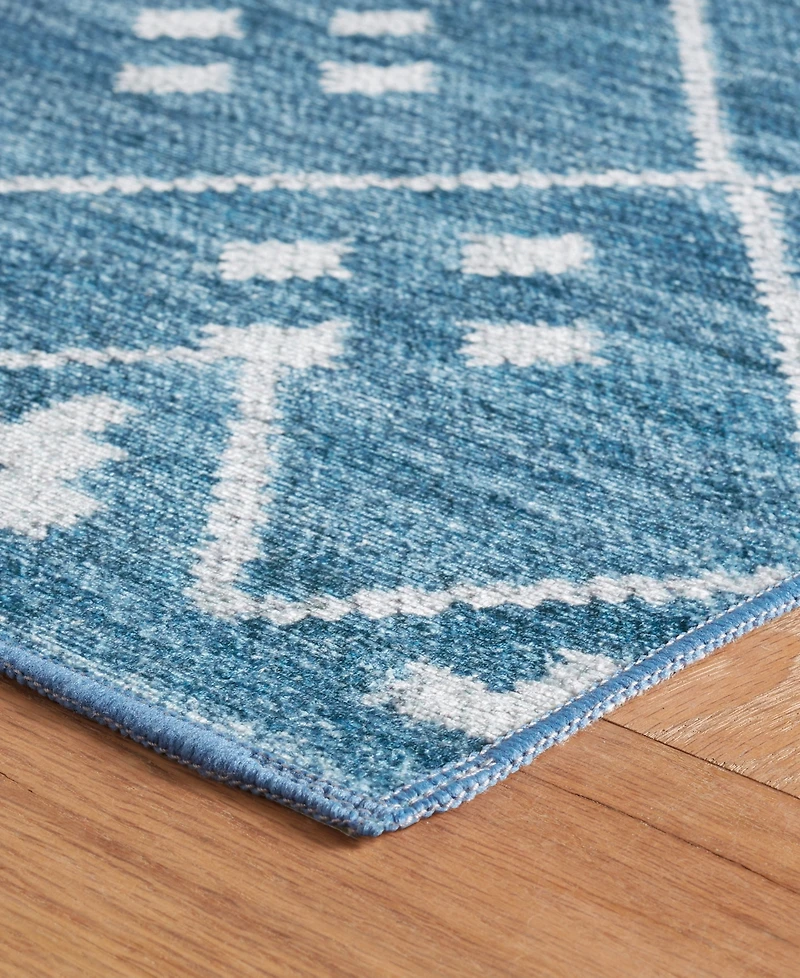 Dash and Albert Rugs by Annie Selke Kota Machine Washable DA2042 2'6''x8' Runner Area Rug