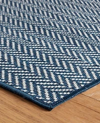 Dash and Albert Rugs by Annie Selke Herringbone Machine Washable DA2039 3'x5' Area Rug