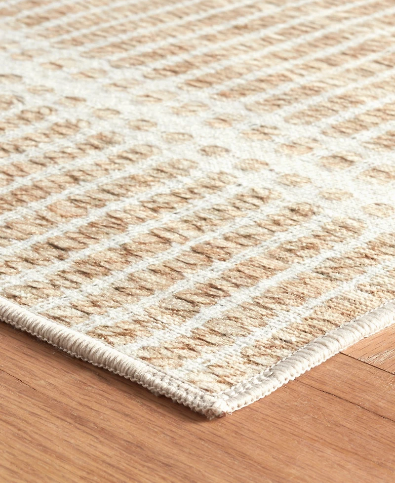 Dash and Albert Rugs by Annie Selke Arbor Natural Machine Washable DA2032 5'x8' Area Rug
