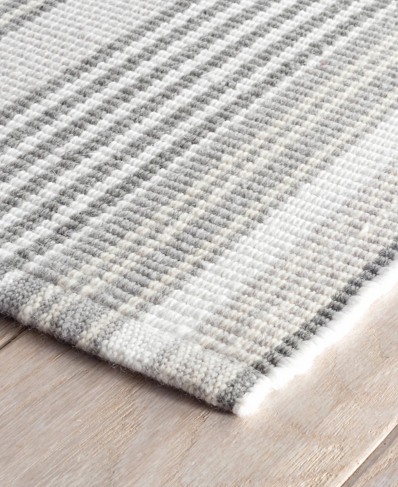 Dash and Albert Rugs by Annie Selke Gradation Ticking Indoor/Outdoor DA169 9'x12' Area Rug