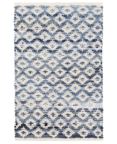 Dash and Albert Rugs by Annie Selke Denim Rag Diamond DA789 3'x5' Area Rug