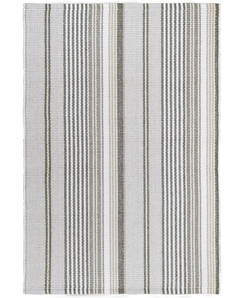 Dash and Albert Rugs by Annie Selke Gradation Ticking Indoor/Outdoor DA169 8'x10' Area Rug
