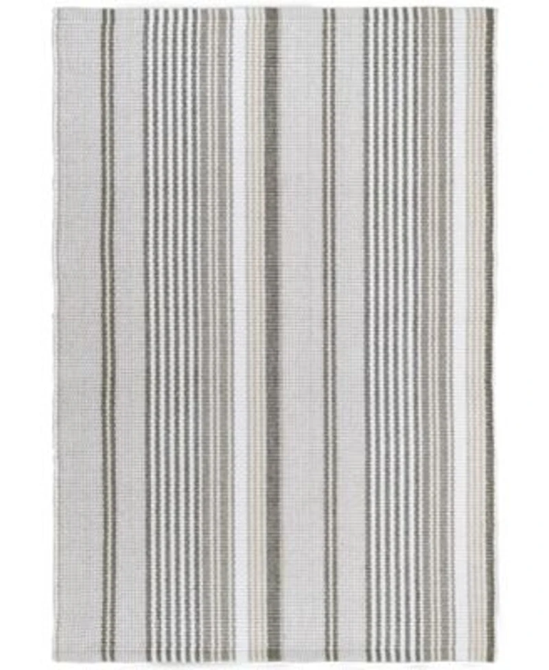 Dash Albert Rugs By Annie Selke Gradation Ticking Indoor Outdoor Da169 Rug Collection