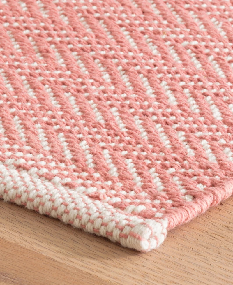 Dash and Albert Rugs by Annie Selke Herringbone Cotton RDA420 4'x6' Area Rug