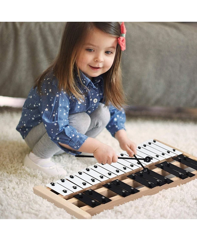 Mecale 27 Note Glockenspiel Xylophone with 2 Rubber Mallets