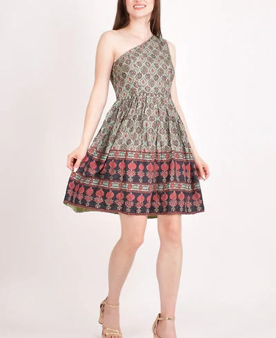 Raas Women's One Shoulder Mini Dress