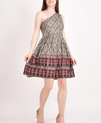 Raas Women's One Shoulder Mini Dress