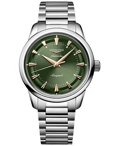 Longines Men's Conquest Heritage Automatic Stainless Steel Watch 38mm