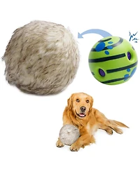 Nocciola Wobble Giggle Ball for Dogs,Interactive Dog Toys for Boredom, Squeaky Ball Dog Toys,Pet Toys for Small Medium Large Dogs